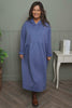 Saskia Hooded Dress Blue