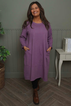 Simone Cotton Dress Light Purple