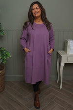 Simone Cotton Dress Light Purple Light Purple - Simone Cotton Dress Light Purple