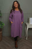 Simone Cotton Dress Light Purple