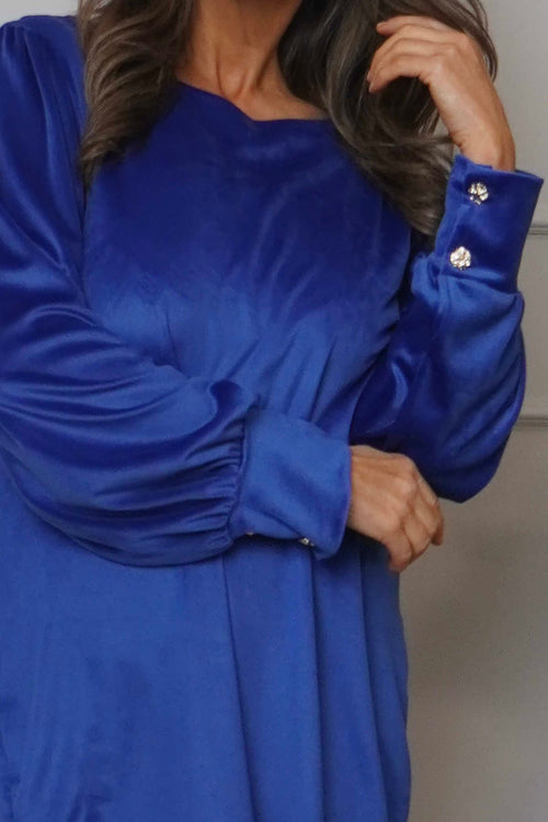 Zannah Button Back Tunic Cobalt - Image 3