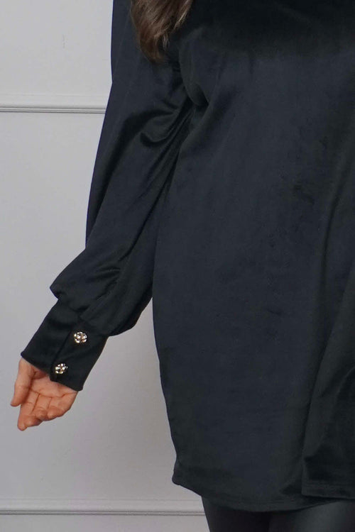 Zannah Button Back Tunic Black - Image 3