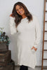 Elisa Pocket Knitted Tunic Stone