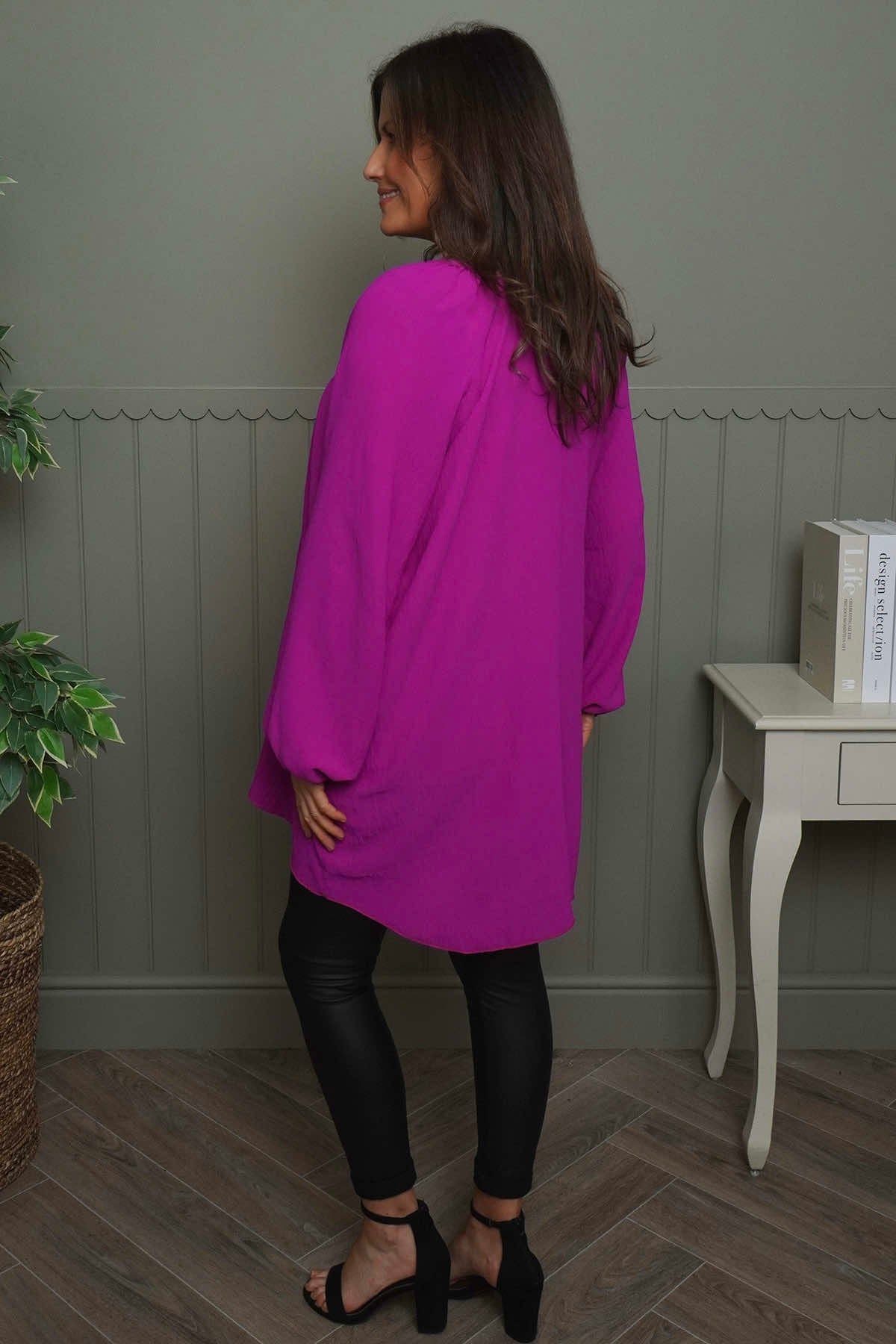 Salina Long Sleeve Top Berry