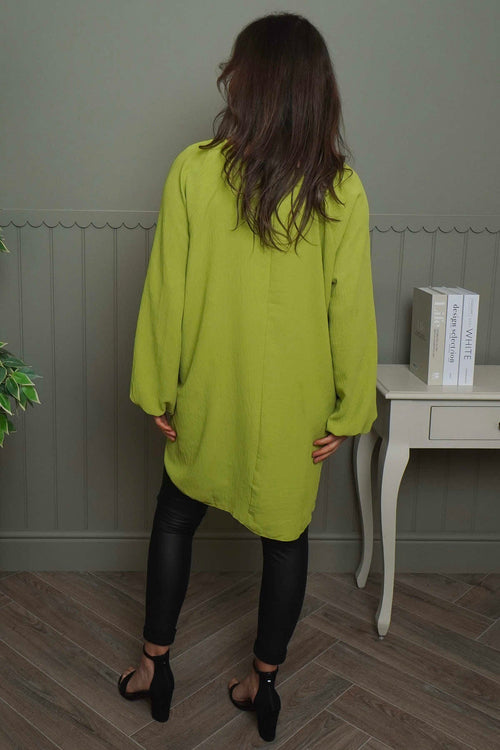 Salina Long Sleeve Top Green - Image 4