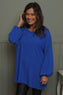 Salina Long Sleeve Top Cobalt