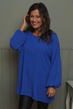 Salina Long Sleeve Top Cobalt Cobalt - Salina Long Sleeve Top Cobalt