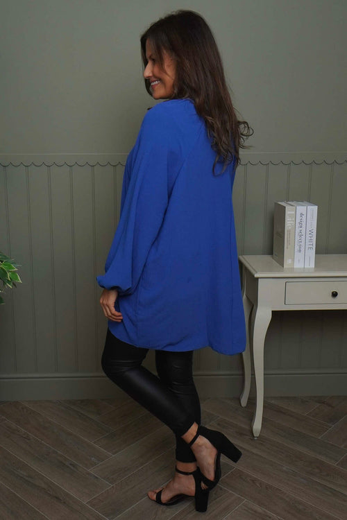 Salina Long Sleeve Top Cobalt - Image 4