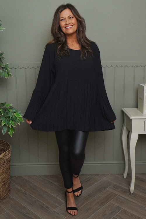 Wynne Pleated Top Black - Image 3