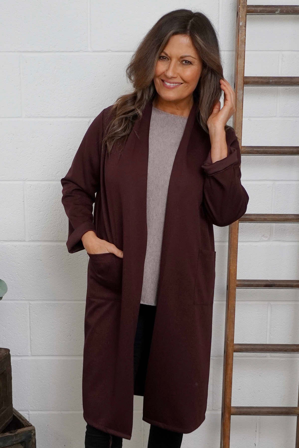 Christabel Jacket Burgundy