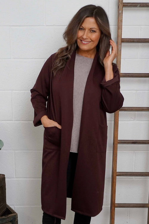 Christabel Jacket Burgundy - Image 2