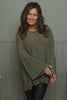 Wynne Pleated Top Khaki