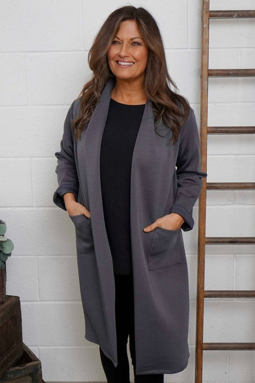 Christabel Jacket Mid Grey - Image 1