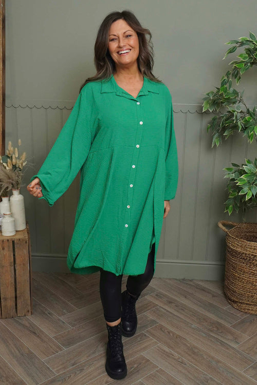 Eulalia Shirt Emerald - Image 1