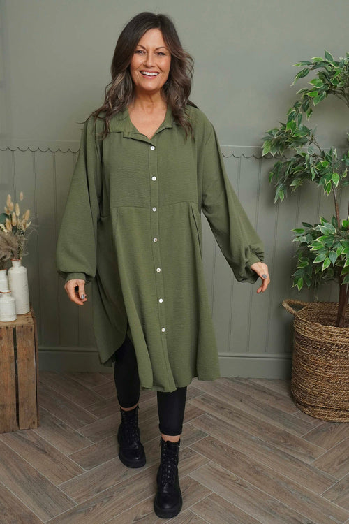 Eulalia Shirt Khaki - Image 2