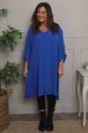 Viviette Hooded Tunic Cobalt