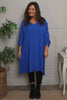 Viviette Hooded Tunic Cobalt