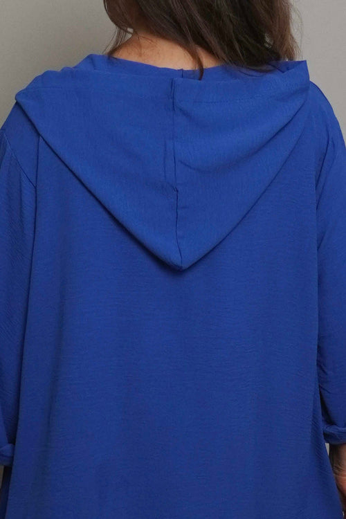 Viviette Hooded Tunic Cobalt - Image 3