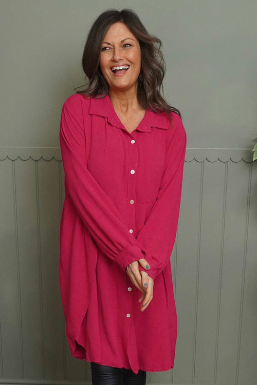 Eulalia Shirt Hot Pink - Image 2