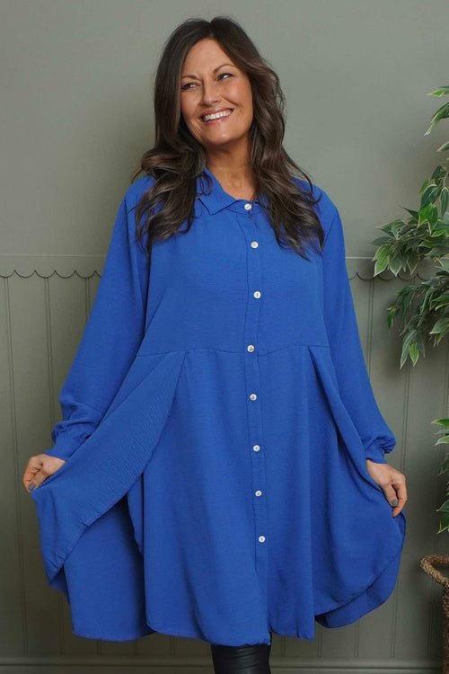 Eulalia Shirt Cobalt - Image 2