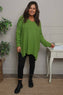 Bo Slouch V-Neck Jumper Green
