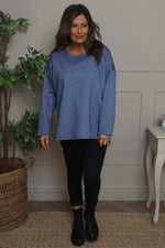 Esra Top Blue Blue - Esra Top Blue