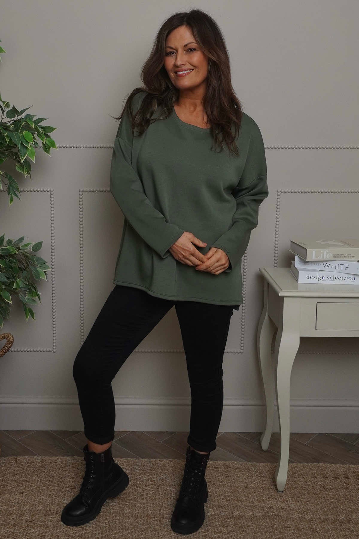 Esra Top Khaki