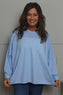 Dianne Cotton Top Light Blue