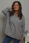 Dianne Cotton Top Charcoal