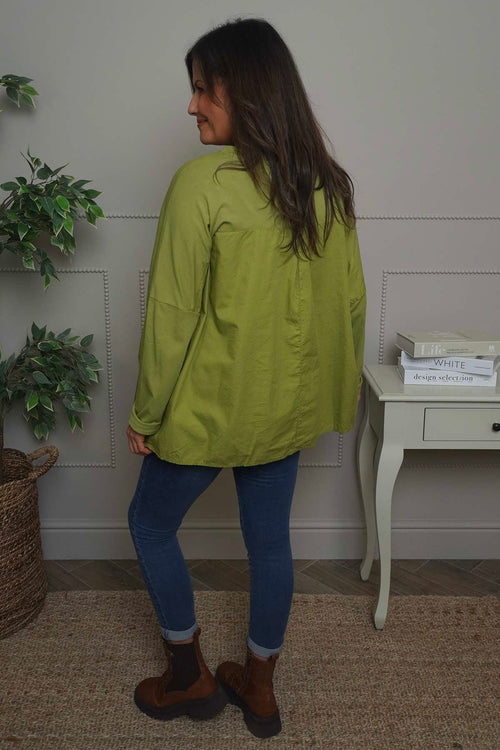 Dianne Cotton Top Green - Image 4