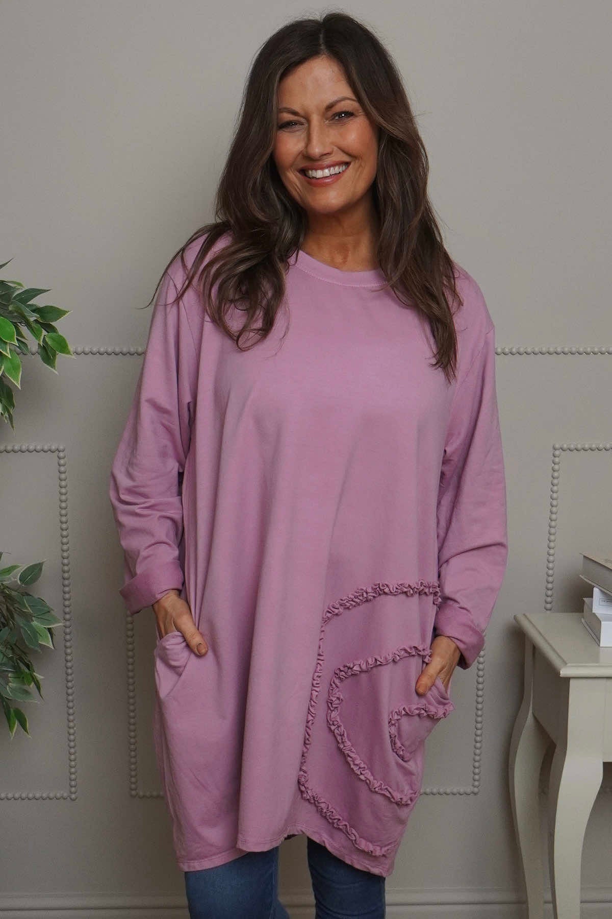 Catherine Cotton Tunic Pink