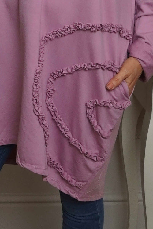 Catherine Cotton Tunic Pink - Image 3