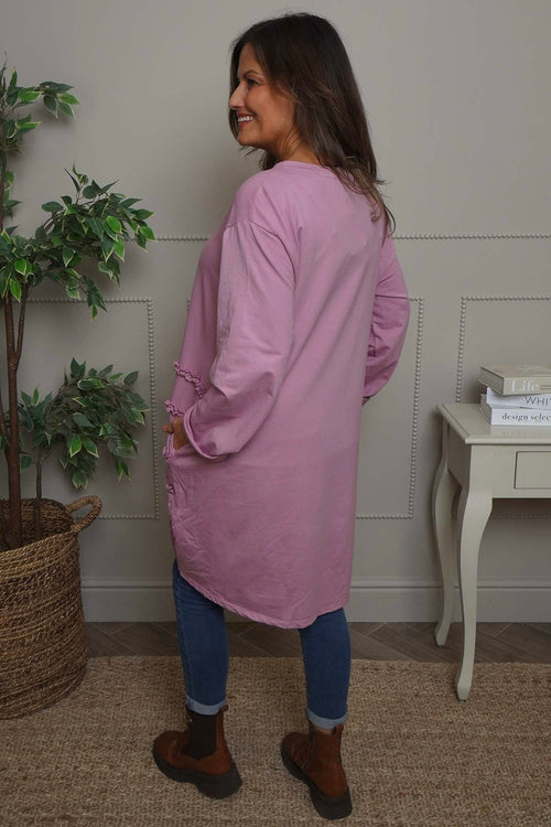 Catherine Cotton Tunic Pink - Image 4