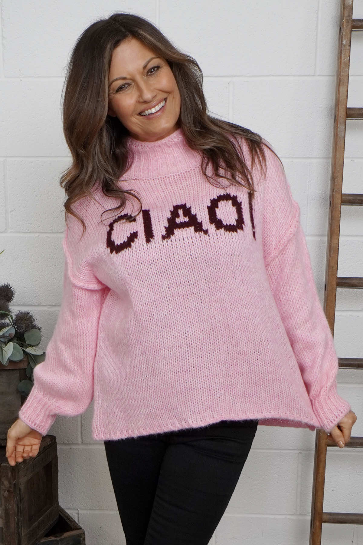 Ciao Knitted Jumper Pink