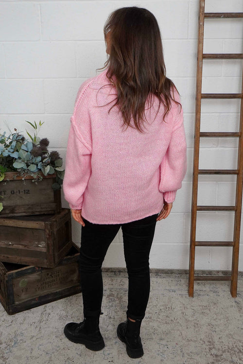 Ciao Knitted Jumper Pink - Image 4