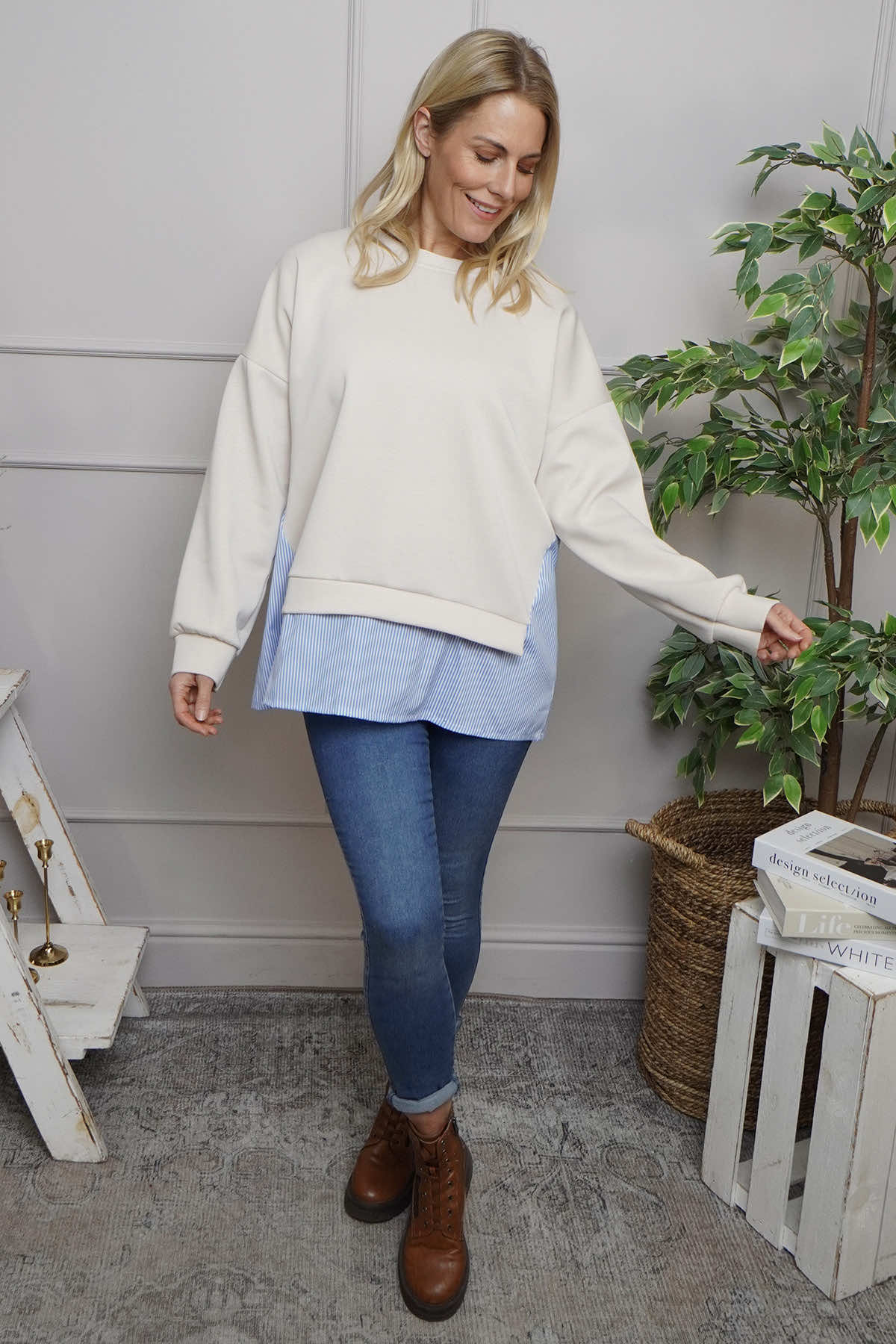 Gail Layer Detail Top Stone