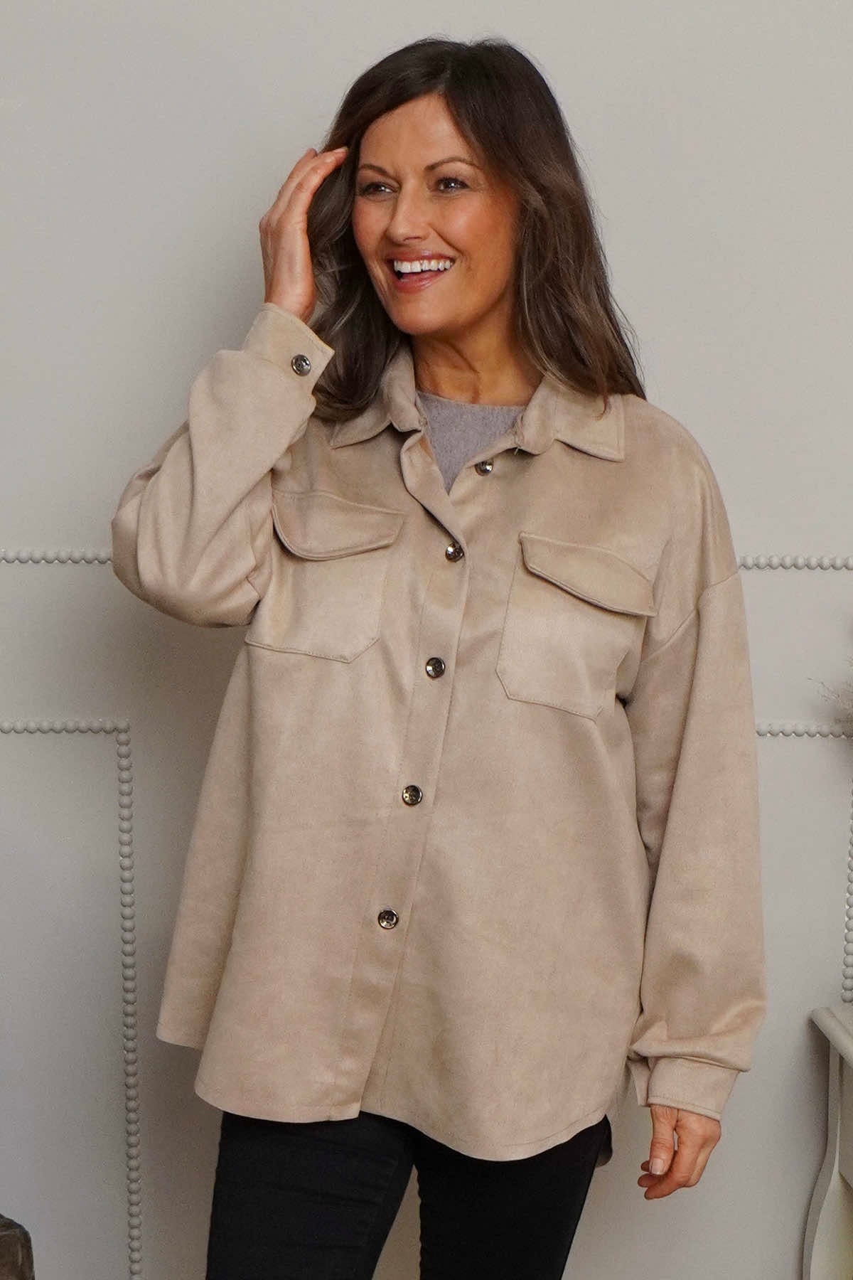 Anita Shacket Camel