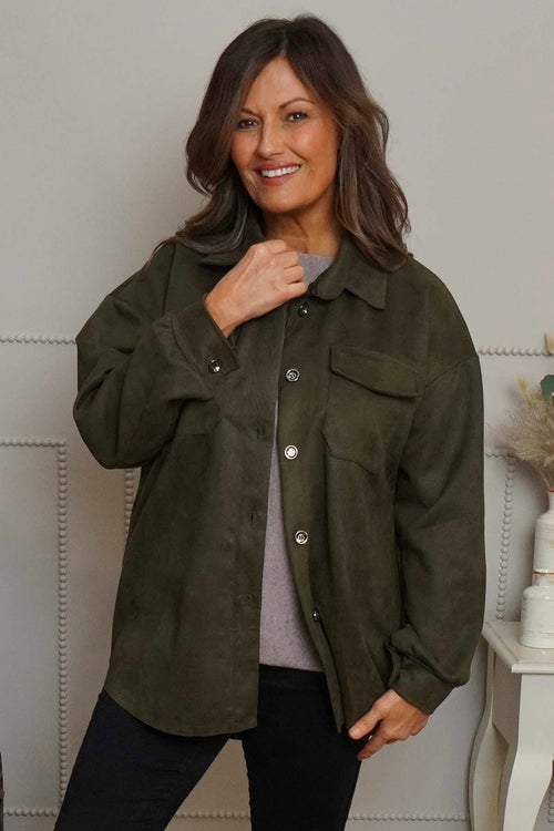 Anita Shacket Khaki - Image 2