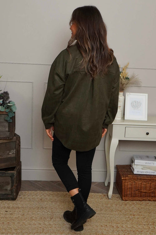 Anita Shacket Khaki - Image 4