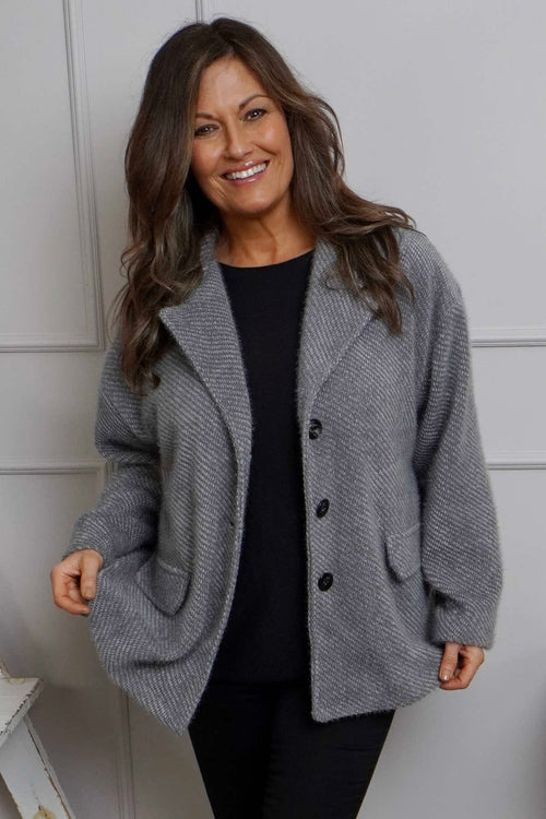 Zena Jacket Mid Grey - Image 2