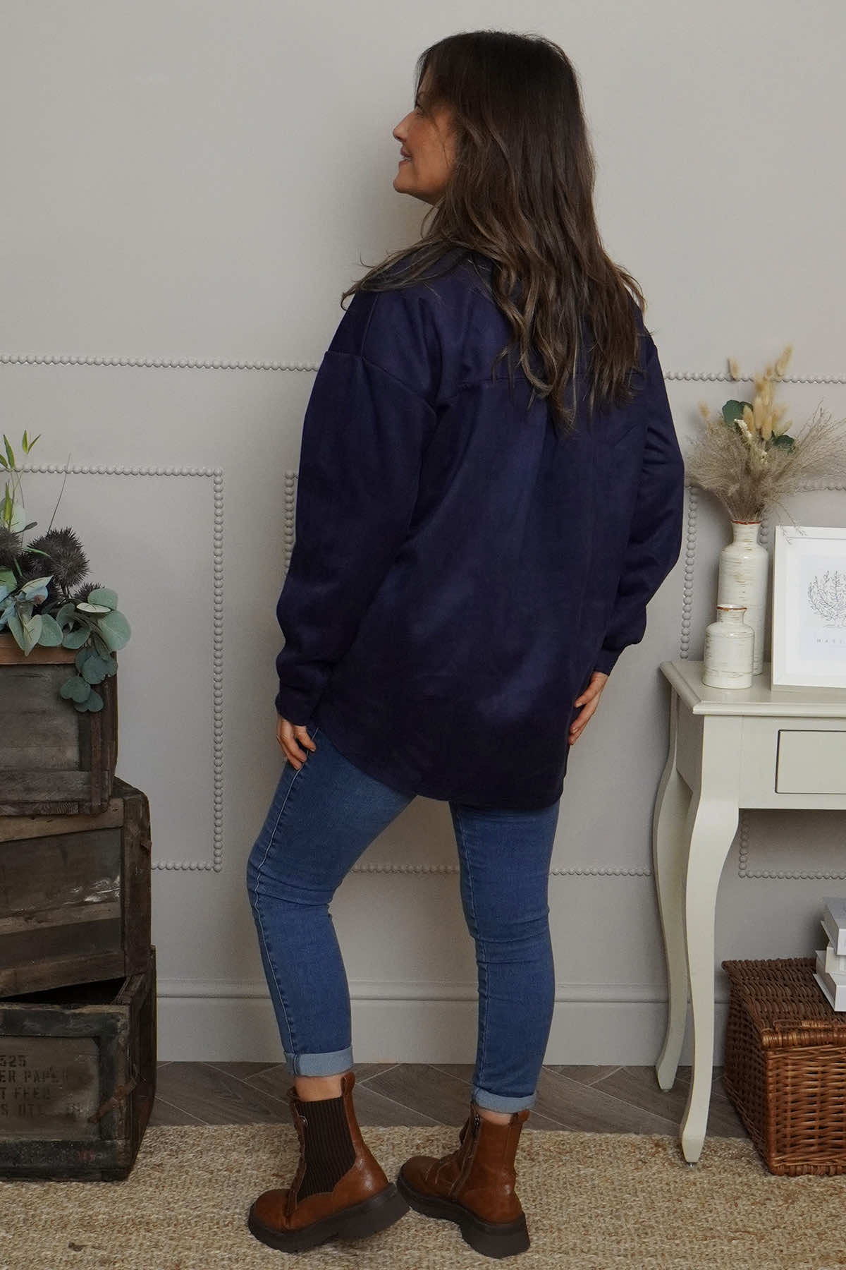 Anita Shacket Navy