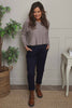 Philippa Belted Trousers Navy
