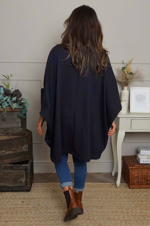 Carleen Batwing Cotton Jacket Black - Image 4