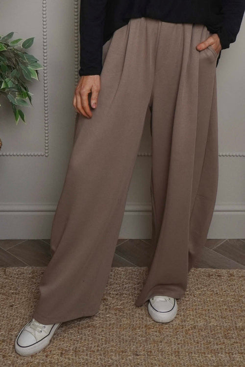 Cinda Cotton Trousers Mocha - Image 2