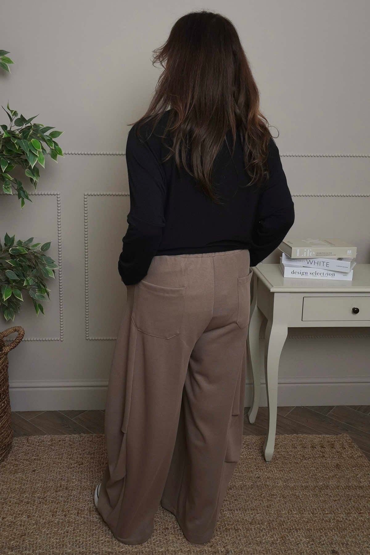 Cinda Cotton Trousers Mocha