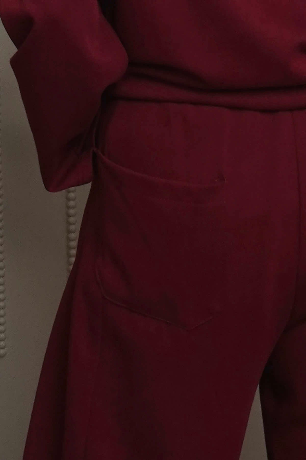 Cinda Cotton Trousers Wine