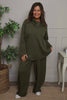 Shaye Zip Detail Cotton Top Khaki