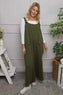 Kinley Pocket Cotton Jumpsuit Khaki