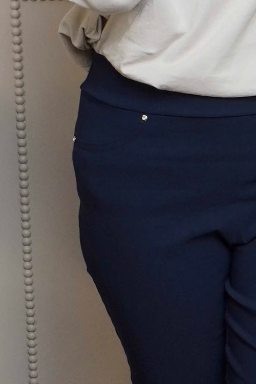 Lorinda Trousers Navy - Image 3