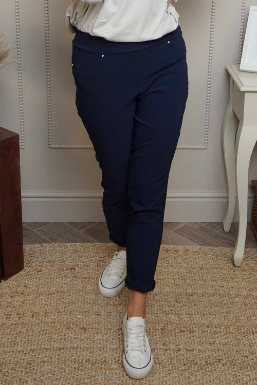 Lorinda Trousers Navy - Image 2